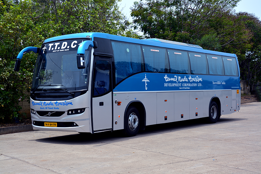 Tamilnadu tourism transportation division bus image